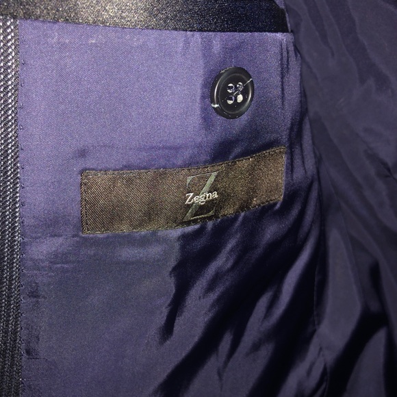 Z ZEGNA WOOL AND SILK BLAZER 40R - Picture 3 of 5